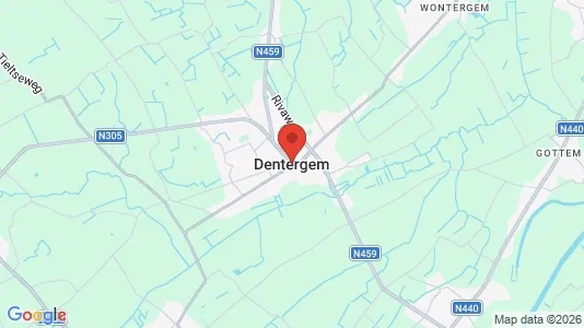 Apartments for rent i Dentergem - kort over placeringen