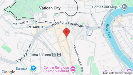Apartments for rent i Roma Municipio XIII – Aurelia - kort over placeringen