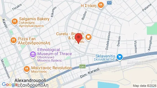 Apartments for rent i Alexandroupoli - kort over placeringen