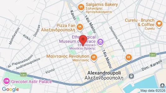 Apartments for rent i Alexandroupoli - kort over placeringen