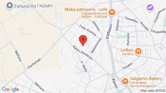 Apartments for rent i Alexandroupoli - kort over placeringen