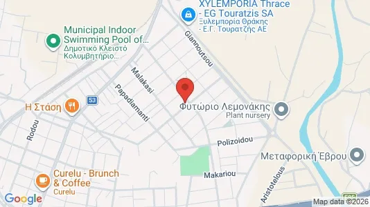Apartments for rent i Alexandroupoli - kort over placeringen
