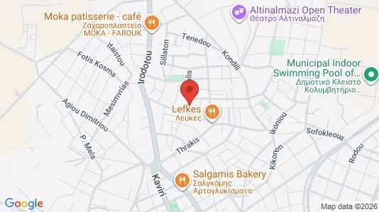 Apartments for rent i Alexandroupoli - kort over placeringen