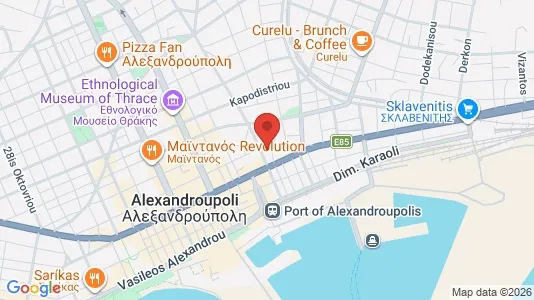 Apartments for rent i Alexandroupoli - kort over placeringen