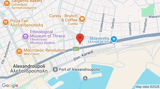 Apartments for rent i Alexandroupoli - kort over placeringen