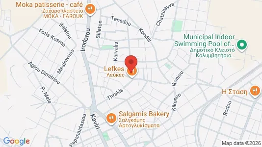 Apartments for rent i Alexandroupoli - kort over placeringen