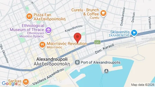 Apartments for rent i Alexandroupoli - kort over placeringen