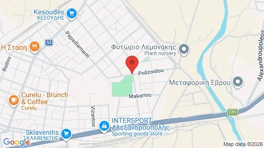 Apartments for rent i Alexandroupoli - kort over placeringen