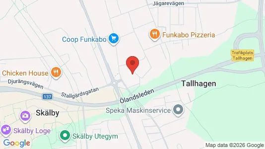 Apartments for rent i Kalmar - kort over placeringen