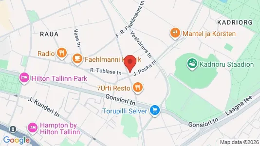 Apartments for rent i Tallinn Kesklinna - kort over placeringen