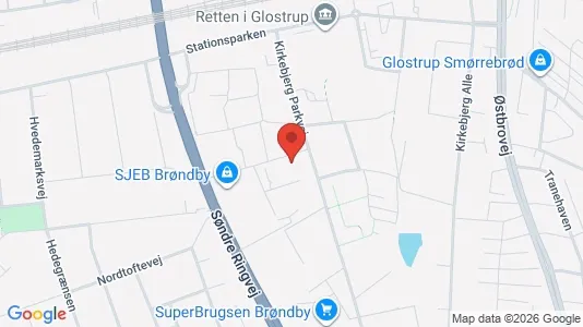 Apartments for rent i Brøndby - kort over placeringen
