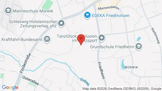 Apartments for rent i Flensburg - kort over placeringen