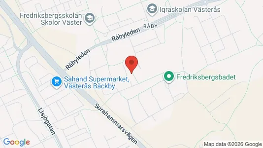 Apartments for rent i Västerås - kort over placeringen