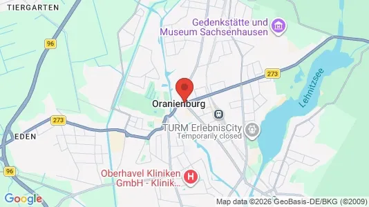 Houses for rent i Oberhavel - kort over placeringen