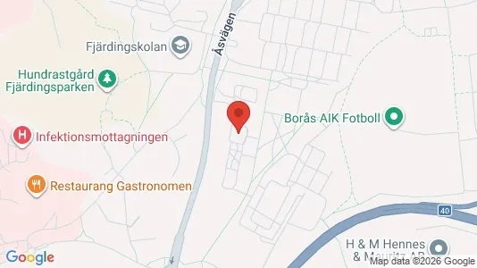 Apartments for rent i Borås - kort over placeringen