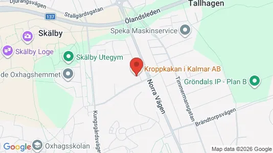 Apartments for rent i Kalmar - kort over placeringen