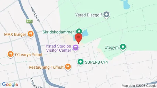 Apartments for rent i Ystad - kort over placeringen