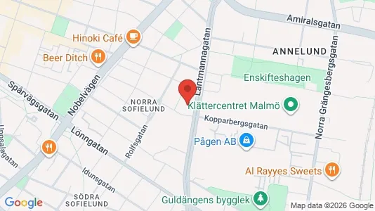Apartments for rent i Sofielund - kort over placeringen