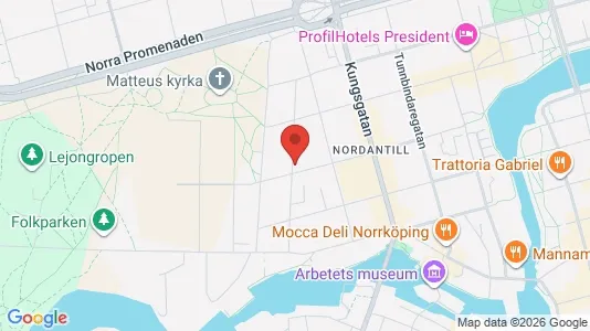 Apartments for rent i Norrköping - kort over placeringen