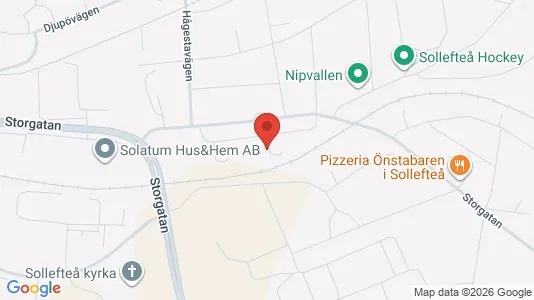 Apartments for rent i Sollefteå - kort over placeringen