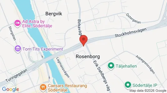 Apartments for rent i Södertälje - kort over placeringen