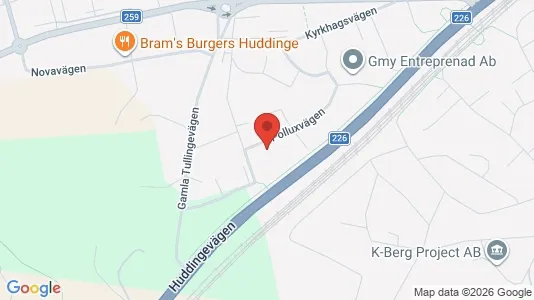 Apartments for rent i Huddinge - kort over placeringen