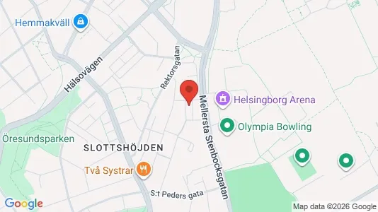 Apartments for rent i Helsingborg - kort over placeringen