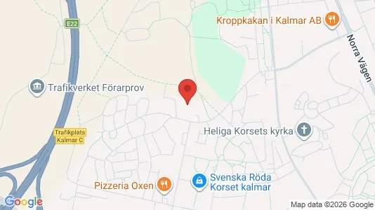 Apartments for rent i Kalmar - kort over placeringen