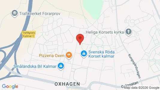 Apartments for rent i Kalmar - kort over placeringen