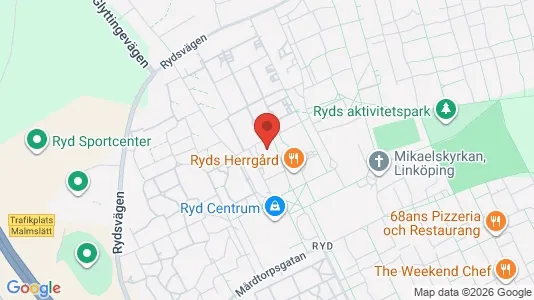 Apartments for rent i Linköping - kort over placeringen