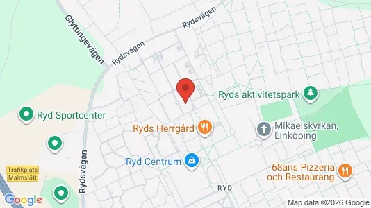Apartments for rent i Linköping - kort over placeringen