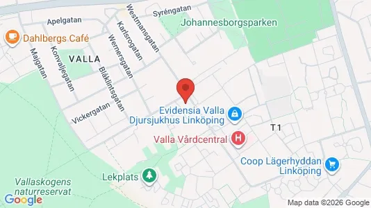 Apartments for rent i Linköping - kort over placeringen