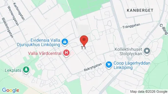 Apartments for rent i Linköping - kort over placeringen