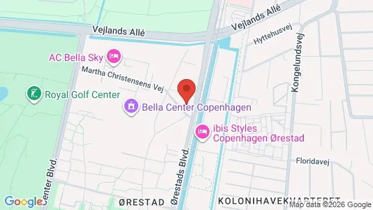 Apartments for rent i Copenhagen S - kort over placeringen