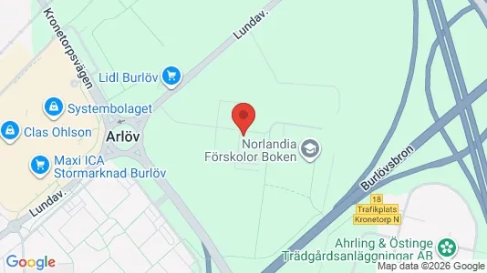 Apartments for rent i Burlöv - kort over placeringen