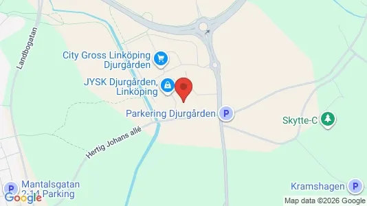 Apartments for rent i Linköping - kort over placeringen