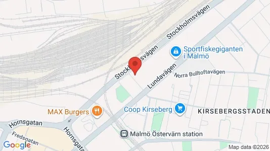 Apartments for rent i Kirseberg - kort over placeringen