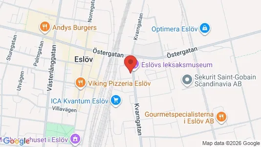 Apartments for rent i Eslöv - kort over placeringen