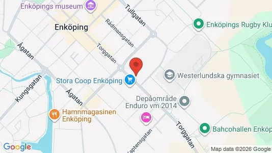 Apartments for rent i Enköping - kort over placeringen