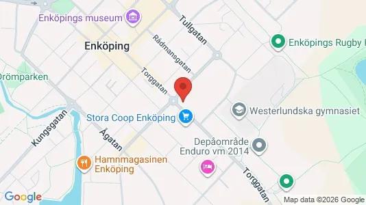 Apartments for rent i Enköping - kort over placeringen