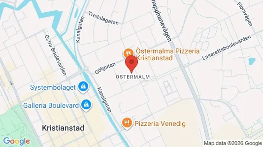 Apartments for rent i Kristianstad - kort over placeringen