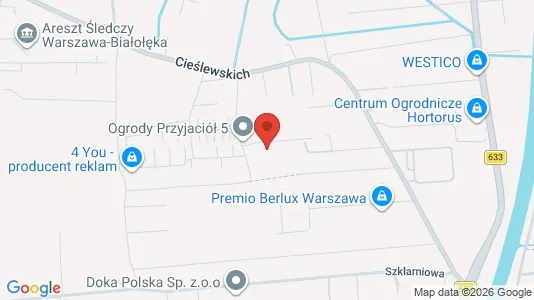 Apartments for rent i Warszawa Białołęka - kort over placeringen