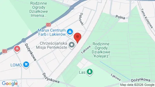 Rooms for rent i Leszczyński - kort over placeringen