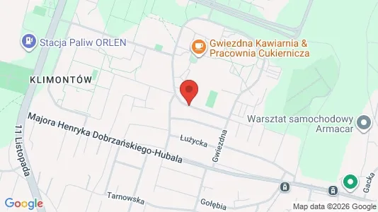 Apartments for rent i Sosnowiec - kort over placeringen