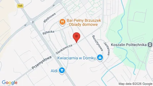 Apartments for rent i Koszalin - kort over placeringen