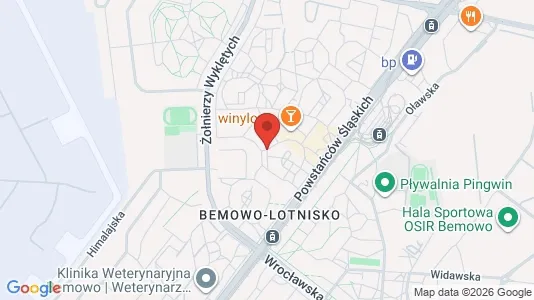 Apartments for rent i Warszawa Bemowo - kort over placeringen