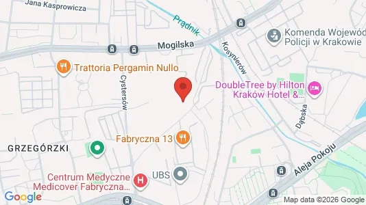 Rooms for rent i Kraków Śródmieście - kort over placeringen