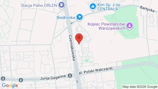 Rooms for rent i Warszawa Śródmieście - kort over placeringen