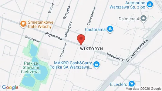 Rooms for rent i Warszawa Włochy - kort over placeringen