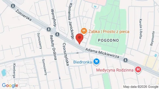 Apartments for rent i Szczecin - kort over placeringen